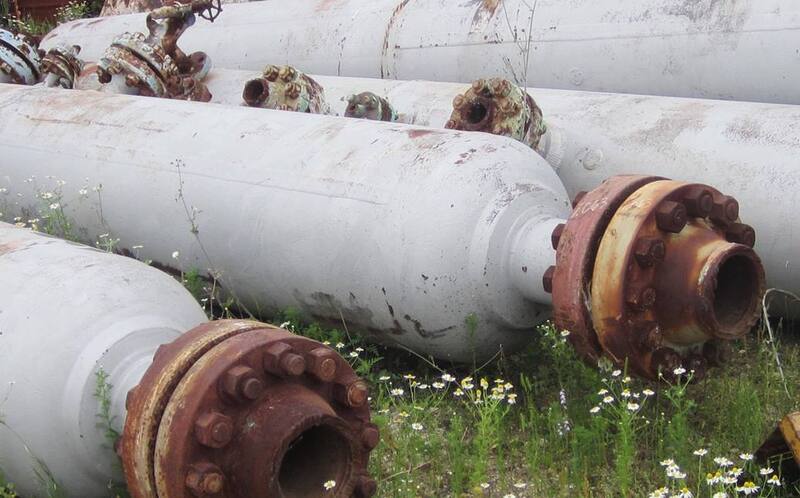 400 gallon 2000 psi, 22" diameter x 240" L, Carbon Steel High Pressure Vessel, 23' OAL - Image 5