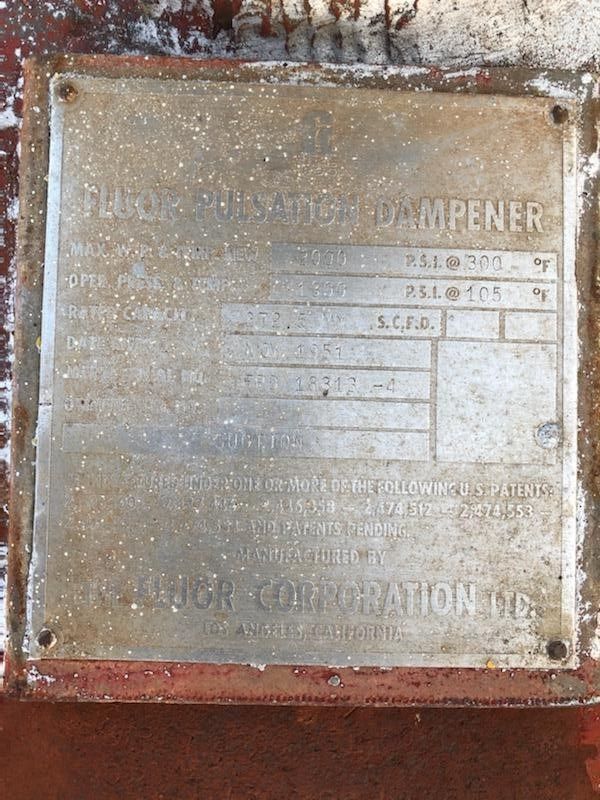 400 gallon 2000 psi, 22" diameter x 240" L, Carbon Steel High Pressure Vessel, 23' OAL - Image 6