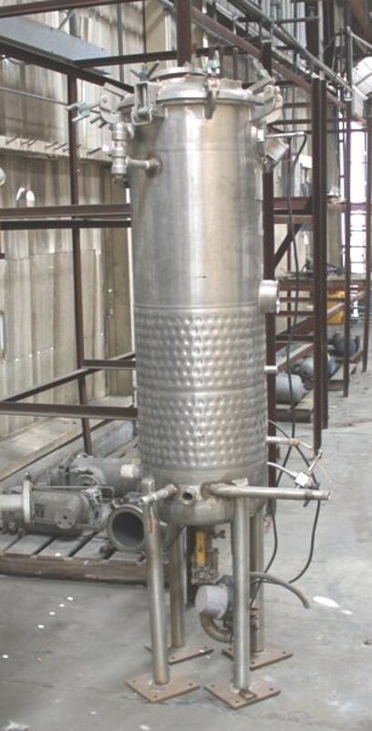 50 gallon Paul Mueller, Stainless Steel Vessel w/ Jacket, 60 PSI @ 100 Deg.F, 75 PSI jacket, 18" diameter x - Image 1