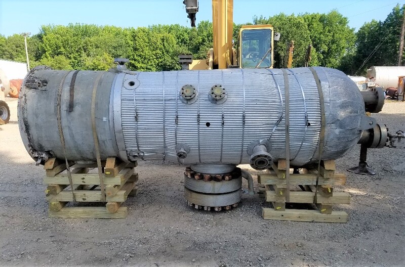 900 gallon 2100 psi, 48" diameter x 84" T/T, Fabwell Corporation, 316 Stainless Steel High Pressure Vessel - Image 1