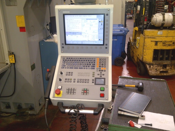 Eumach #DMV-5030, double column, bridge type, 205" X Travel, 122" Y Travel, 27" Z, Heidenhain CNC - Image 9
