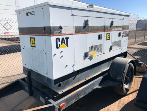 36 KW Caterpillar #CT45, diesel generator set, 2510 hours, S/N 4ZK07305, enclosure, 1997 - Image 2