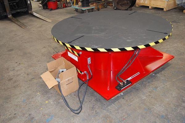 120000 lb. Weldwire Co. #WWFT-120, turntable, 5 HP - Image 1
