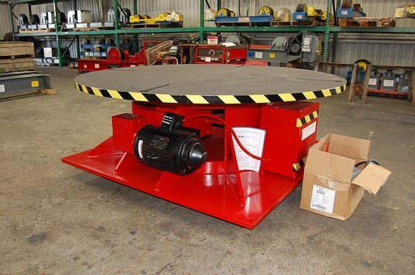 120000 lb. Weldwire Co. #WWFT-120, turntable, 5 HP - Image 3