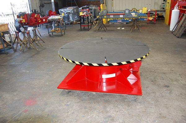 120000 lb. Weldwire Co. #WWFT-120, turntable, 5 HP - Image 4