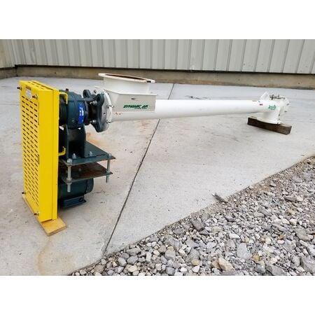 4" diameter x 6.1' long, Dynamic Air #495, Screw Feeder Accu-flo, Carbon Steel, 1/2 pitch, 6" discharge, 1 HP - Image 2