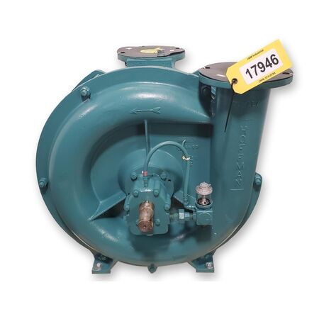 Gardner Denver #4205-AD00, multi-stage centrifugal blower exhauster, 6" i/o, no drive included - Image 1