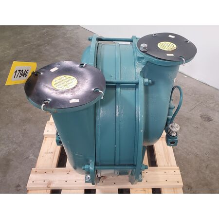 Gardner Denver #4205-AD00, multi-stage centrifugal blower exhauster, 6" i/o, no drive included - Image 4