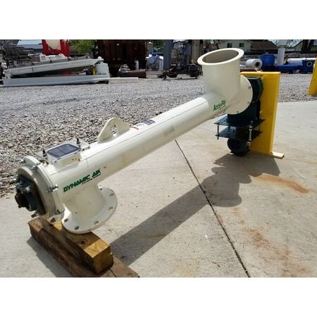 6" diameter x 4.7' long, Dynamic Air #495-946, surplus Accu-flo screw feeder, Carbon Steel, 1/2 pitch, 6" - Image 3