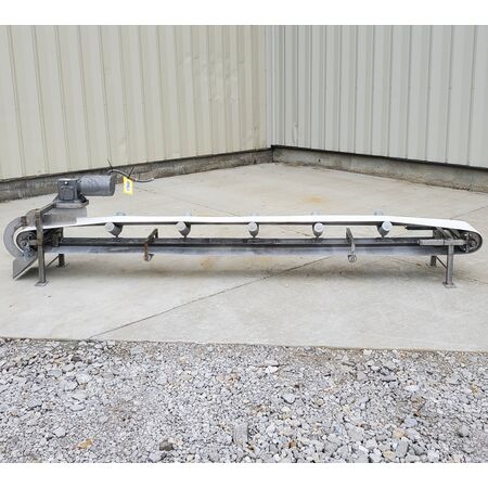11" wide x 11' long, Stainless Steel belt conveyor, 3/4 HP, 1.5 RPM - Image 2