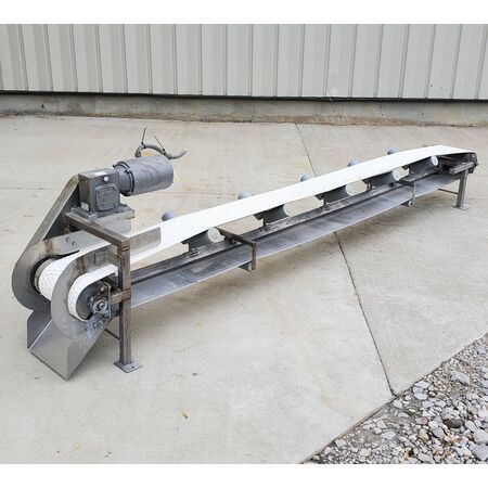 11" wide x 11' long, Stainless Steel belt conveyor, 3/4 HP, 1.5 RPM - Image 4