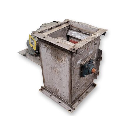12" x 12" Rotary Grate Bar Magnet, 1" diameter x 12" long bar magnets, 1/4 HP, 9.2 RPM - Image 1
