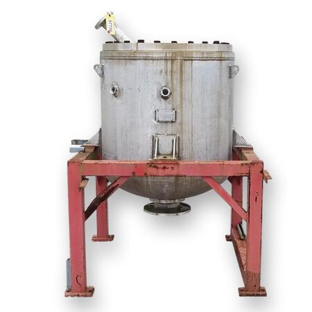 25 cu.ft. Clyde Pneumatic Conveying, Stainless Steel Pressure Tank, 42" diameter x 34" straight side, 8" - Image 1