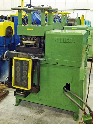 7" x 7/8" Kohler, 19 Roll Light Gauge Strip Leveler, 8 over 9 roll config., 7" roll face - Image 2