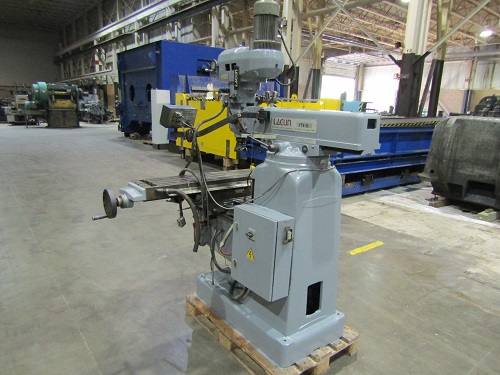 Lagun #FTV-4L, vertical mill, 11" x58" table, 1200 lb., #40 taper, powered knee, digital read out, new, 2003 - Image 1