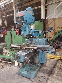 Bridgeport #Series-II, milling machine, 11" x58" table, 1.3 HP varidrive, digital read out XY, power table - Image 1