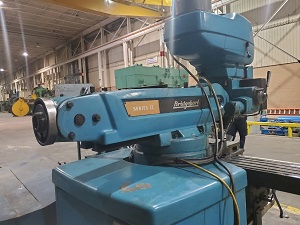 Bridgeport #Series-II, milling machine, 11" x58" table, 1.3 HP varidrive, digital read out XY, power table - Image 4