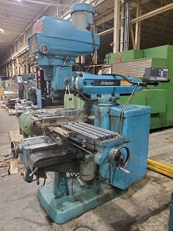 Bridgeport #Series-II, milling machine, 11" x58" table, 1.3 HP varidrive, digital read out XY, power table - Image 5
