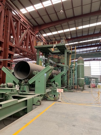 Blohm & Voss (2 Step) API Spiral Pipe Mill, 6' x 1", 1982, latest upgrade, 2017 - Image 1