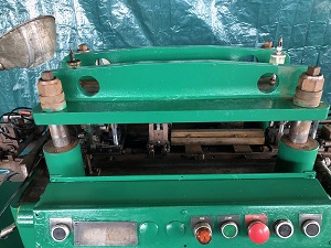 18 Ton, Tishken CO-6-24-18, Cut Off Press, between post 10" x 20" Air Clutch, 5 hp - Image 1