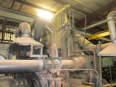 1700 Ton, Loewy, Copper Rod/tube Extrusion Press w/ Internal Piercer, Oil Hydraulic 4-tie rods, 52" stroke - Image 2