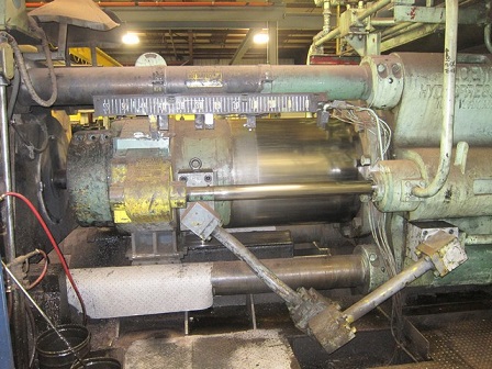 1700 Ton, Loewy, Copper Rod/tube Extrusion Press w/ Internal Piercer, Oil Hydraulic 4-tie rods, 52" stroke - Image 3