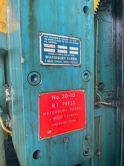 9 Ton, Waterbury-Farrel #2010-HT, ICOP Transfer Press, 10 Station, round plunger, 4.5" blank diameter, 1 5/8" - Image 6