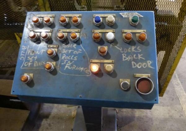 4000 Ton, Lake Erie, Double Action Hydraulic Press, 168" die space, 180" ram stroke, 48" ejector stroke - Image 9