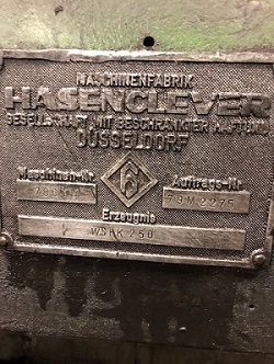 250 Ton, Hasenclever #WSHK-250, Forging Press, 245mm stroke, 140mm gather, 53 SPM - Image 7