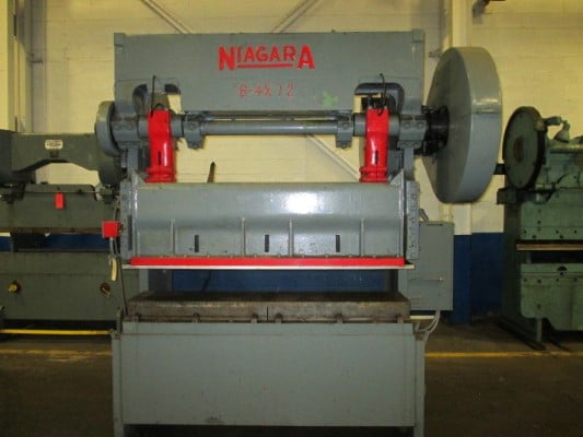 85 Ton, Niagara #B4X72, Gap Frame Double Crank Press, 1-1/2" stroke, 73" x 20" bed, 14" shut height, 11-1/2" - Image 1