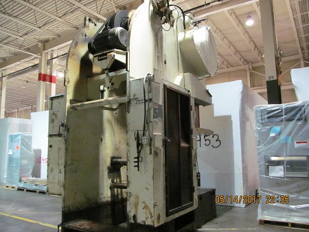 200 Ton, Usi-clearing #OBS-200-72-42, Gap Frame Press, 20" stroke, 72" x 42" bed, 6" adjustment, 25 SPM - Image 4