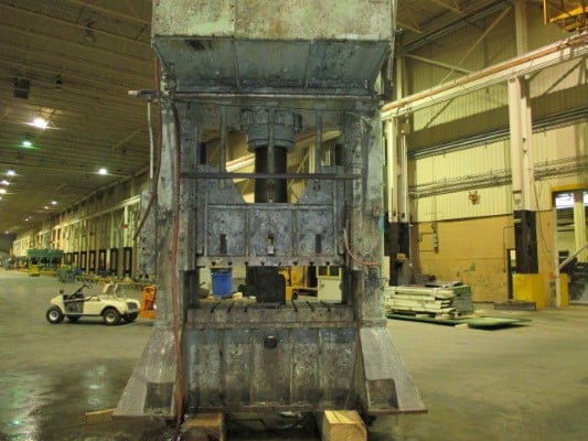 200 Ton, Verson #200-HD1-60T, Housing Type Hydraulic Press, 24" stroke, 41" daylight, 17" shut height, 62" x - Image 5