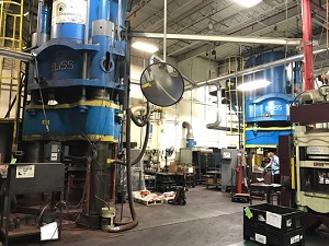 2800 Ton, Bliss, Hydro-dynamic Downacting Hydraulic Press, 12" stroke, 3 positions - Image 1
