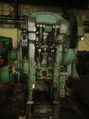 120/80 Ton, Bliss #3-1/2C, single crank double action toggle press, 20"/11.5" plunger/blank stroke, 26"/24" - Image 1