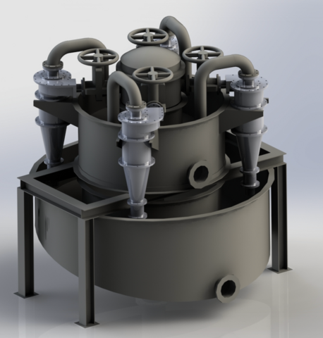 Krebs style Cyclones, Made to Order, Fully assembled, Available in clusters with manifolds, New Unused - Image 3