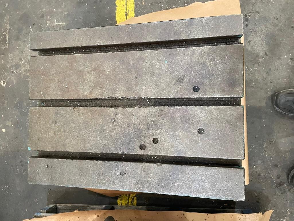 Box table for radial arm drill, 24 x 18 x 18, 2 sided, T-slotted - Image 4