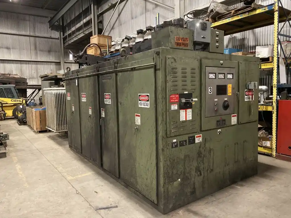 1750 KW Inductotherm #VIP Power Melt coreless induction furnace, 7.5 ton capacity,S38573 - Image 1