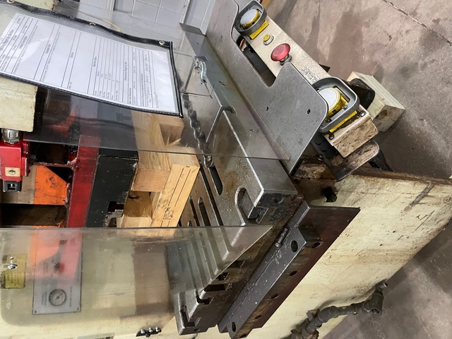 75 Ton, Cincinnati #75OBS, hydraulic gap frame press, 8" stroke, die cushion, Cincinnati tonnage and position - Image 6