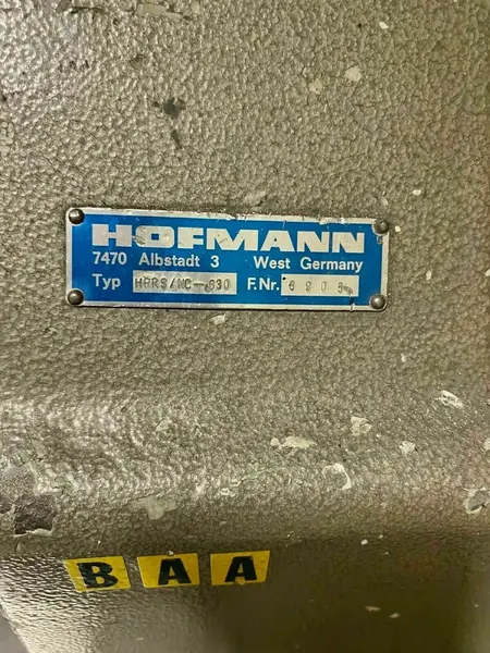 Hofmann #HRRS, 4th & 5th Axis CNC Trunion Rotary Table, NC-630 width - Image 2