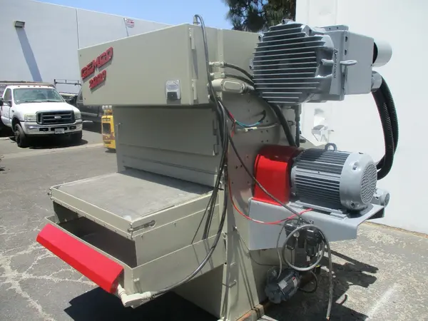 37" Cemco #UR-2137, 1-head belt grinder, complete coolant system - Image 2