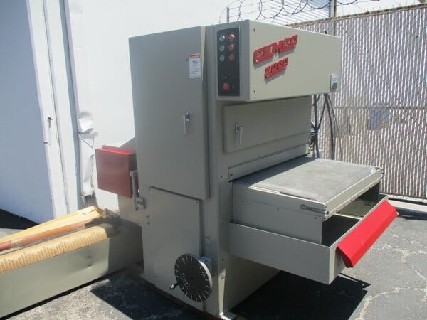 37" Cemco #UR-2137, 1-head belt grinder, complete coolant system - Image 8