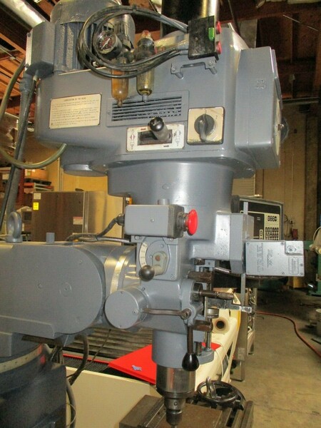 Lagun, CNC Mill, 10" x 50" table, 70-4200 RPM, 230 V, 3 HP, 3 axis, Prototrak, power draw bar, tooling - Image 7