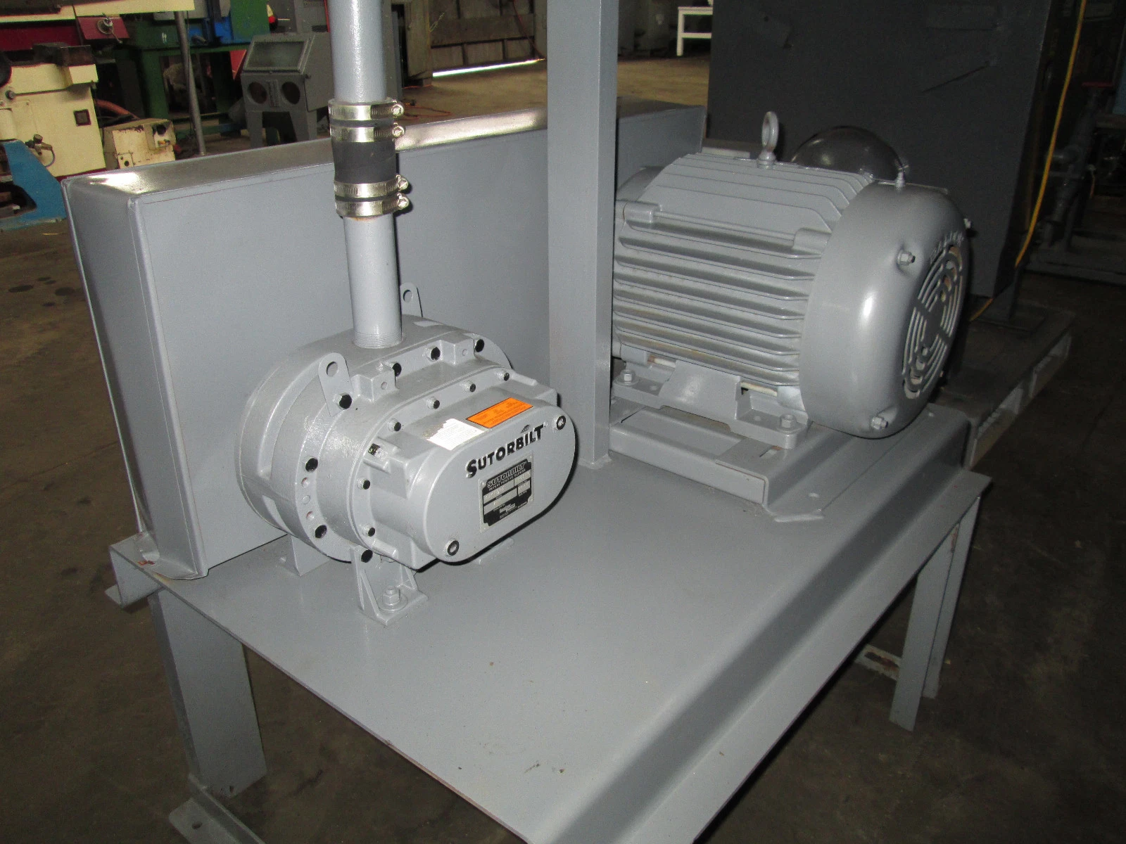 Sutorbilt Positive Displacement Pump and Motor, 15 HP, Single Phase - Image 7