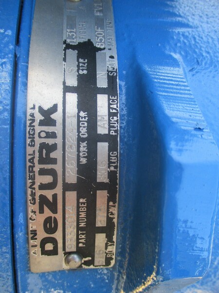6" Dezurik, Eccentric Plug Valve, w/ Actuator, New - Image 8