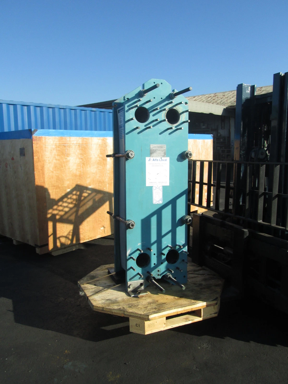 380 sq.ft., Tranter, M15-FFM, Superchanger heat exchanger, Stainless Steel, 100 psi - Image 2