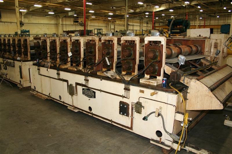 32 Stand, Tishken #32-XHW-4, Rollformer, 4 1/2' ' spindle diameter, 70" roll space, 18" horizontal center - Image 2