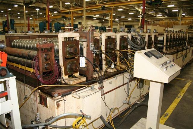 32 Stand, Tishken #32-XHW-4, Rollformer, 4 1/2' ' spindle diameter, 70" roll space, 18" horizontal center - Image 4