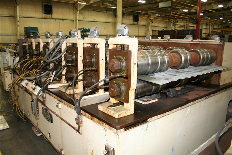 32 Stand, Tishken #32-XHW-4, Rollformer, 4 1/2' ' spindle diameter, 70" roll space, 18" horizontal center - Image 5