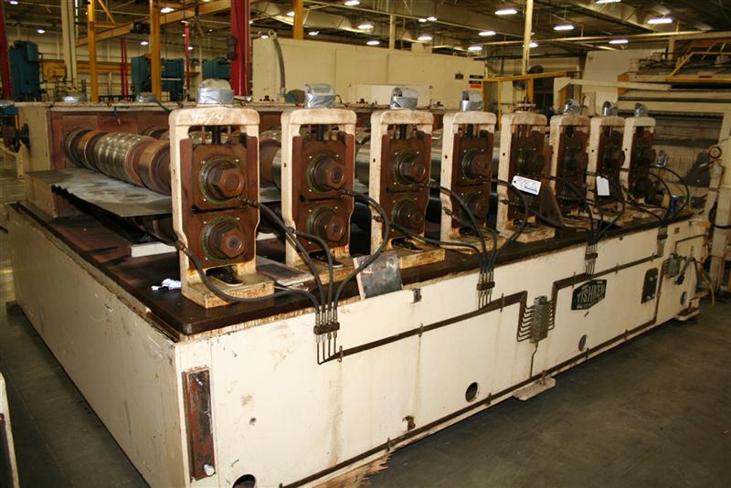 32 Stand, Tishken #32-XHW-4, Rollformer, 4 1/2' ' spindle diameter, 70" roll space, 18" horizontal center - Image 8