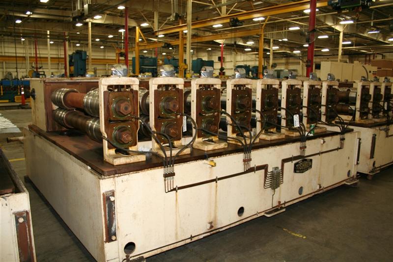 32 Stand, Tishken #32-XHW-4, Rollformer, 4 1/2' ' spindle diameter, 70" roll space, 18" horizontal center - Image 9